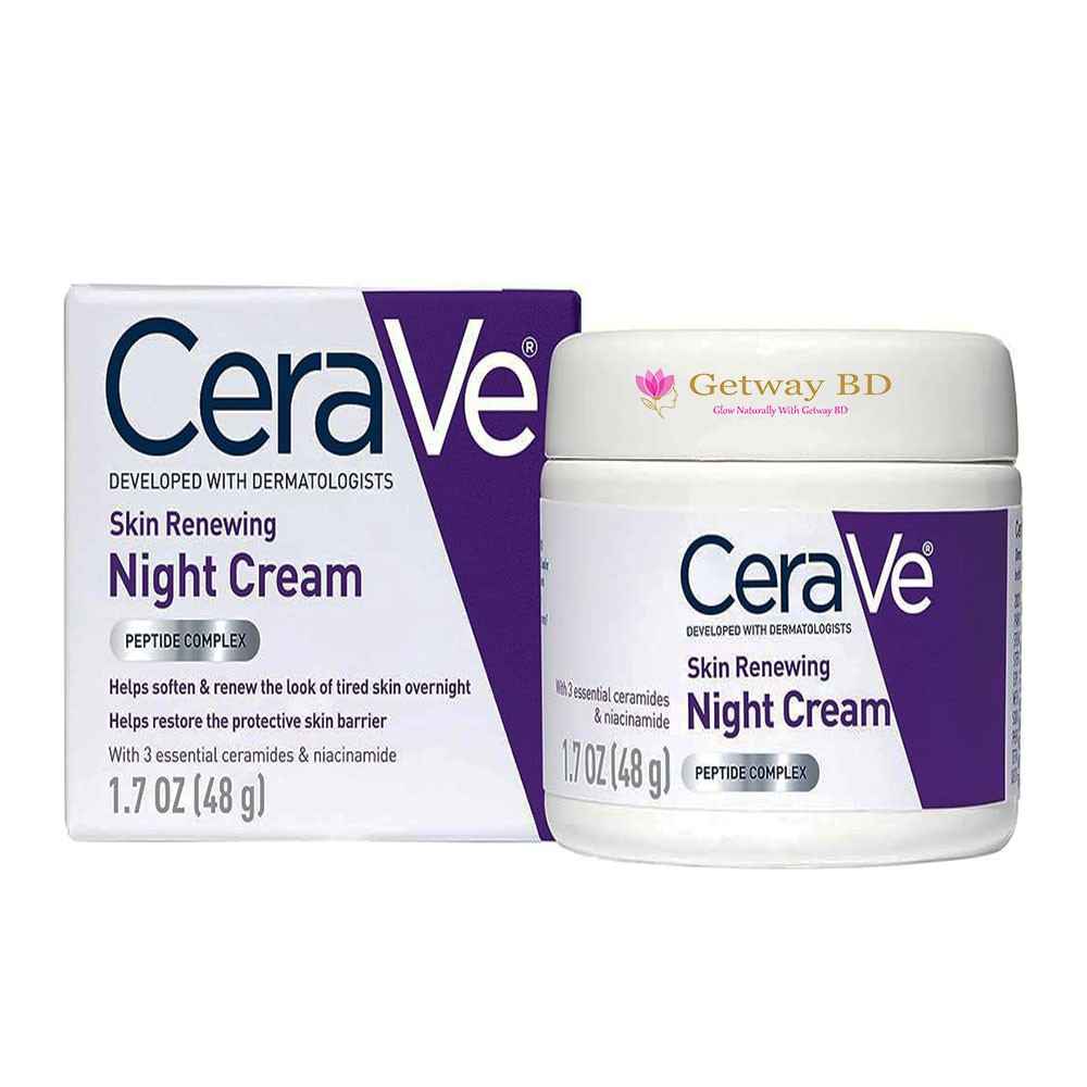 CeraVe Skin Renewing Night Cream 48g For Healthy Skin cerave-skin-renewing-night-cream-48g-for-healthy-skin