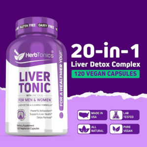 HerbTonics LIVER TONIC - 120 Capsules