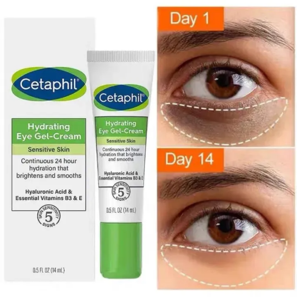 Cetaphil Hydrating Eye Gel Cream With Hyaluronic Acid - 14ml