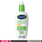 Cetaphil Daily AM Facial Moisturizer SPF 35 with Antioxidants, Vitamin B5 for All Skin Types