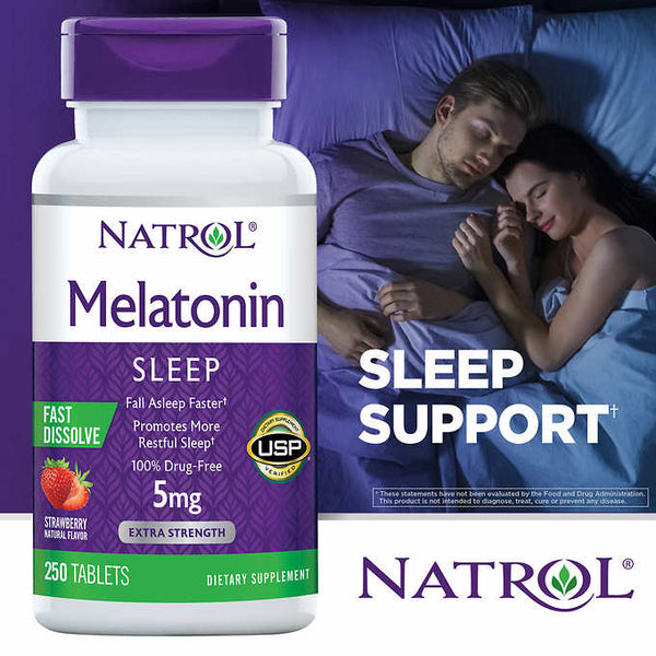 Natrol Melatonin 5mg Fast Dissolve Tablets – 200 Tablets