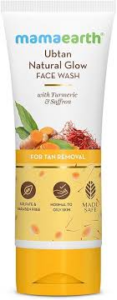 Mamaearth Ubtan Face Wash 100ml for Bright Tan Removal