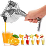 Aluminum Manual Citrus Juicer – Hand Press Lemon & Orange Squeezer - Image 4