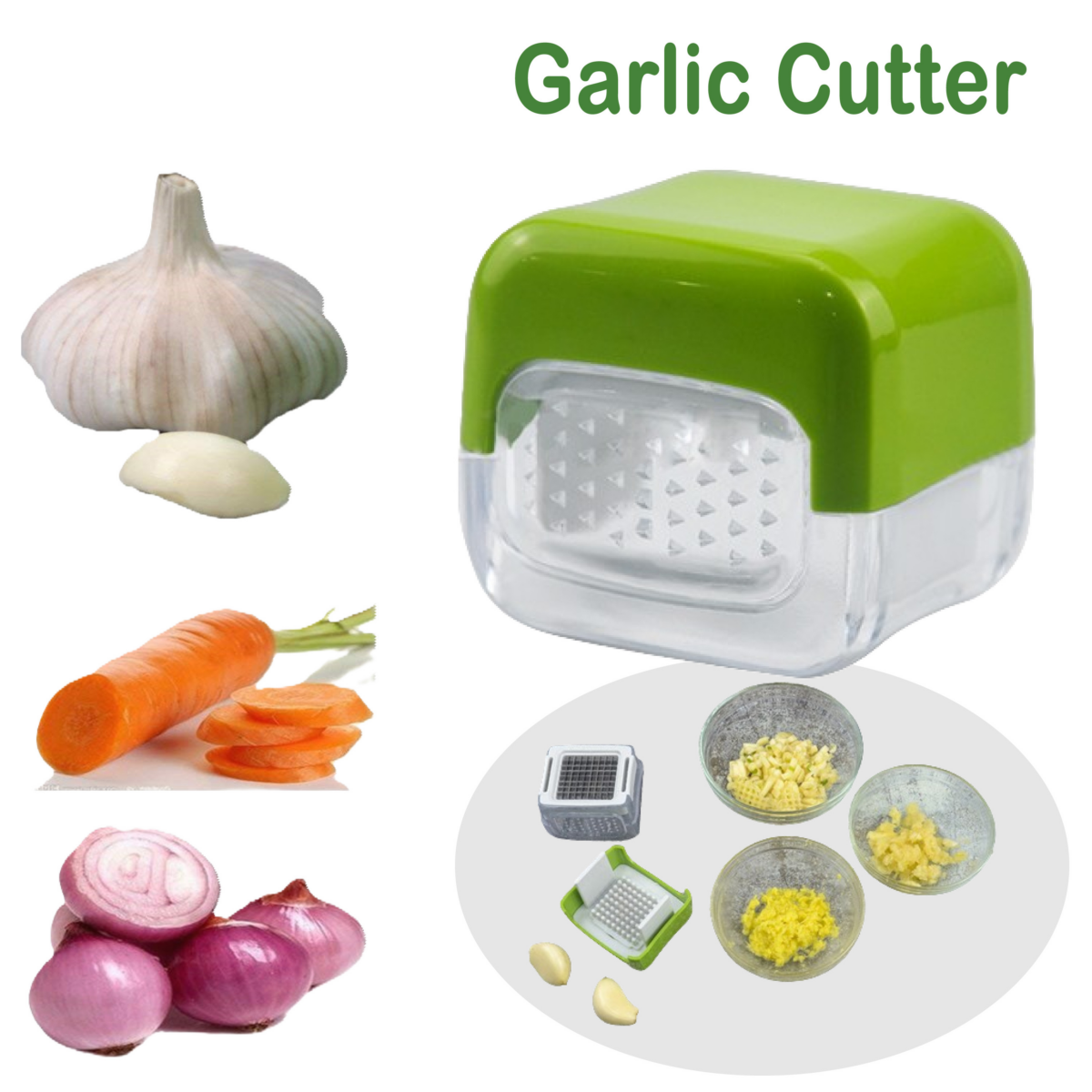 Multifunctional Vegetable Garlic Cutter - Image 2