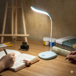 Modern LED Desk Lamp Touch Dimmable Foldable USB Rechargeable Eye Care Table Light