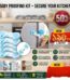 Baby Proof Cabinet Drawer and Door Fridge Locks for Kitchen