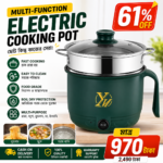 Double Layer Electric Cooker – Non-Stick Multifunction Hot Pot