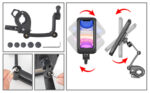 Waterproof Bike Phone Holder, 360° Rotating Universal Bicycle & Motorcycle Mount Adjustable Clip Stand - Image 2
