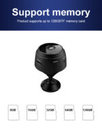 A9 Mini WiFi IP Camera 1080P, Night Vision Wireless Security Camera with Audio Recording, Portable Surveillance Mini Camcorder - Image 4