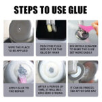 Heat Resistant Waterproof Metal Repair Paste, A&B Cold Weld Adhesive Gel for Strong Bonding - Image 2