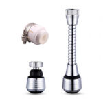 Turbo Flex Water Saving High Pressure Faucet Nozzle – Rotatable Tap Spray Adapter - Image 3