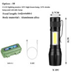 Geepas GP-009 Rechargeable Led Flashlight Torch Lamp - Image 7