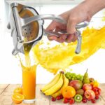 Aluminum Manual Citrus Juicer – Hand Press Lemon & Orange Squeezer - Image 2
