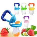 Silicone Baby Fruit Feeder Pacifier, Safe Nibbler for Fruits, Vegetables & Teething Snacks - Image 5