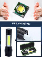 Geepas GP-009 Rechargeable Led Flashlight Torch Lamp - Image 3