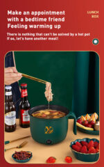 1.5L Double Layer Electric Cooker – Non-Stick Multifunction Hot Pot - Image 4