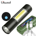 Geepas GP-007 Rechargeable Led Flashlight Torch Lamp - Image 2