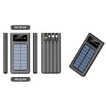 Solar Power Bank 20000mAh – Portable Outdoor Mobile Charger - Image 3