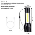 Geepas GP-009 Rechargeable Led Flashlight Torch Lamp - Image 6