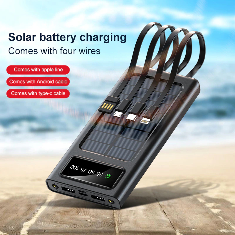 download(1) Solar Power Bank 20000mAh – Portable Outdoor Mobile Charger - Image 1