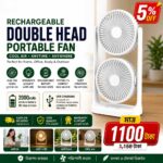 Double-Head High Wind Air Circulation Desktop Fan