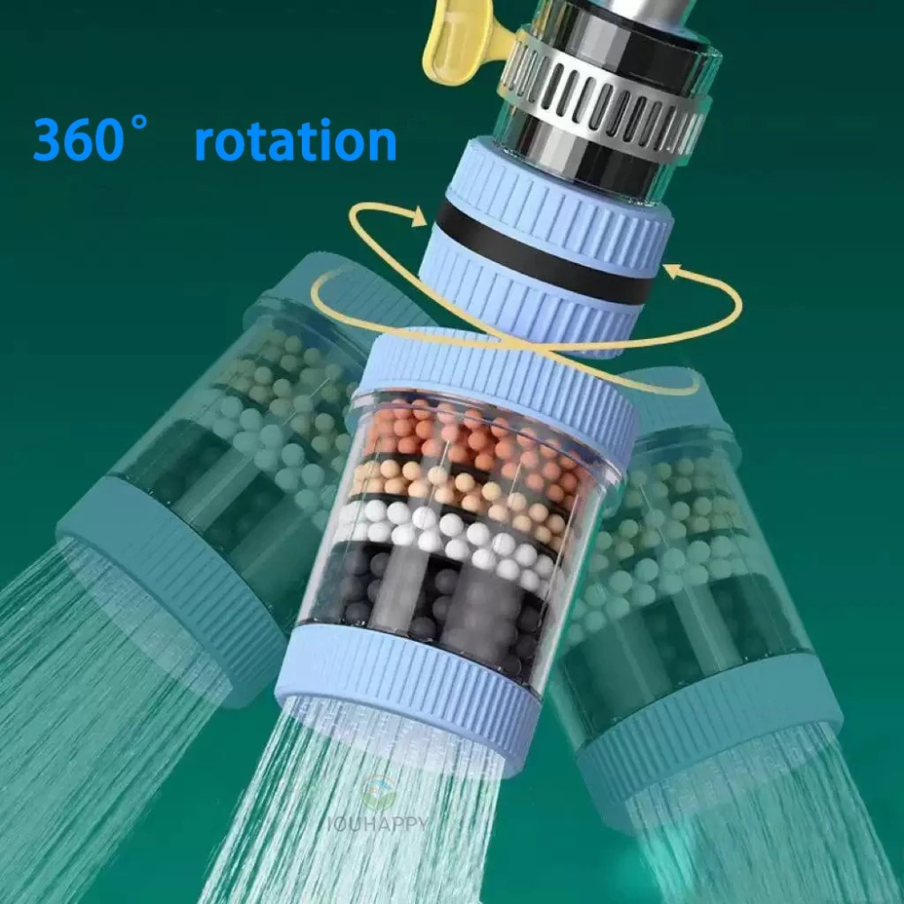 6-Layer Faucet Water Filter & Purifier for Bathroom, Home & Kitchen