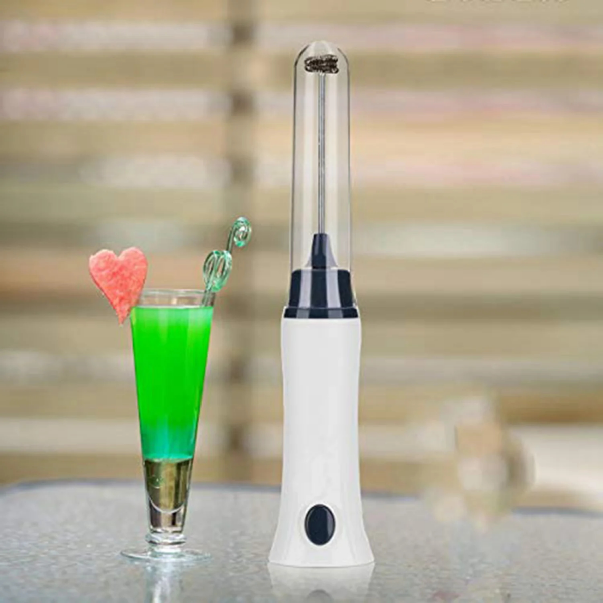 Handheld Electric Coffee Mixer Automatic Milk Foamer Egg Beater With Cover-KD101 - Image 6
