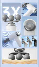 Powerful Fascia Machine Gun Small Strong Low-noise Relieve Pain Muscle Massager Pistol Professional Electric Massage Device - Image 3