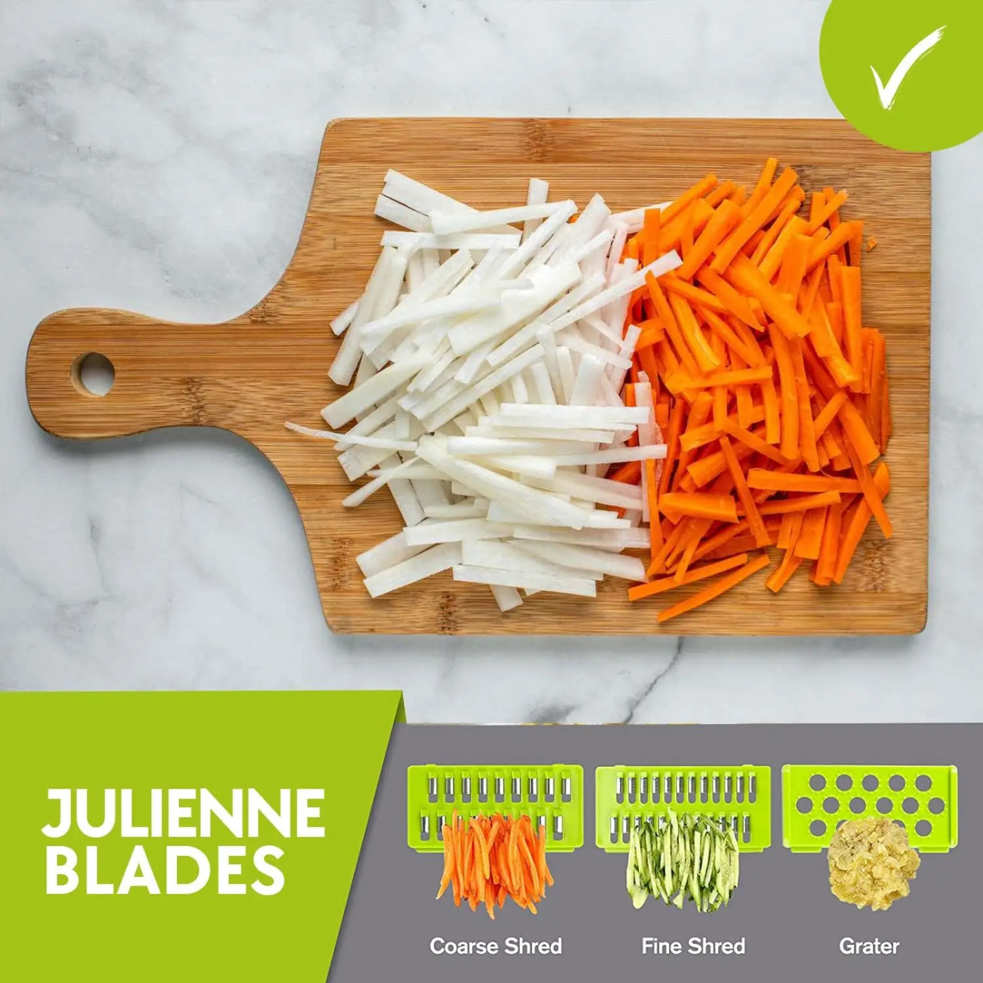 16 IN1 Vegetable Cutter Tomato Carrot Grater Cheese French Onion Shredders Kitchen Tool - Image 3