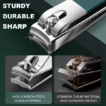 4Pcs Portable Manicure nail clipper set - HB031 - Image 4