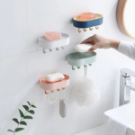 Multifunctional Punching-free Bathroom Soap Storage Box - HL036 - Image 4