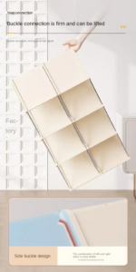 5 Layer Vertical Shoe Rack Space Saving Cabinet With Strong Load Bearing Stainless Steel Stand - Image 4