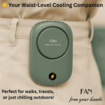 Portable Waist Hanging Fan Mini Neck Fans - Image 2