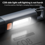 Super Bright COB Side Lights LED XPE Mini Portable Torch Zoomable Waterproof Outdoor Fishing Hunting Camping Flashlight - Image 3