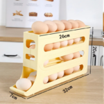 Large Capacity Auto-Rolling Egg Storage Rack - Image 2