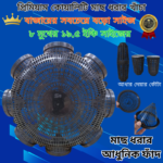 8 Hole Premium Quality 19.5'' Outdoor Fishing Trap ( ৮ মুখের ১৯.৫ ইঞ্চি বড়ো সাইজের মাছ ধরার চ্যাঁই) - Image 5