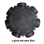 7 Hole Big Size 15.5" Fish Trap -  ৭ মুখের ১৫.৫'' বড়ো মাছ ধরার ফাঁদ - Image 2