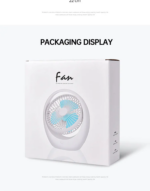 Quiet Cool Mini Portable Desk Fan Usb Rechargeable Home Camping Car Adjustable Portable Fans - Image 3