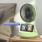 DP Automatic Rotating Mini Table Desk Fan With LED Light – DP7637 - Image 5