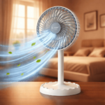 Rechargeable Professional Mini Desk Fan ( JY-2218 ) - Image 3