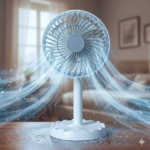 Rechargeable Professional Mini Desk Fan ( JY-2218 ) - Image 2