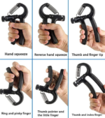 Adjustable Hand Wrist Power Grip Exercise Gripper (5-60kg) - Image 5
