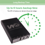 WGP Mini UPS Power Bank for Router, ONU & CCTV (5V/12V/12V Output) - Image 2
