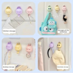 Creative Wall Hook for Clothes Hat Scarf Key Holders Hanger Rack Home Decoration Hanger(2 pcs) - Image 4