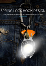 Mini LED Working Light Pocket Flashlight & Lighter-Metal Cob Lighter - Image 2
