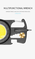 Mini LED Working Light Pocket Flashlight & Lighter-Metal Cob Lighter - Image 3