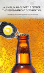 Mini LED Working Light Pocket Flashlight & Lighter-Metal Cob Lighter - Image 4
