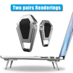 1 Pair Portable Laptop Mini Stand Holder - Image 2
