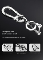 Anti Loss Phone Number Strip Keychain - Image 7