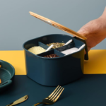 Multi-Function Four Grid Spice Box, Kitchen Seasoning Box - Image 4